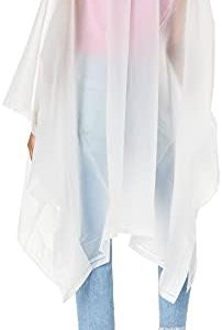 totes Unisex Rain Poncho, lightweight, reusable, and packable on the go rain protection
