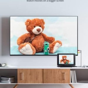 YOTON 17.5″ Portable DVD Player with 15.5″ HD Swivel Screen for Car and Kids, 4-6 Hours Working Time with Built-in Battery, Dual Stereo Speakers, USB/SD/AV/Audio/Gamepad Support [Not Support Blu-Ray]